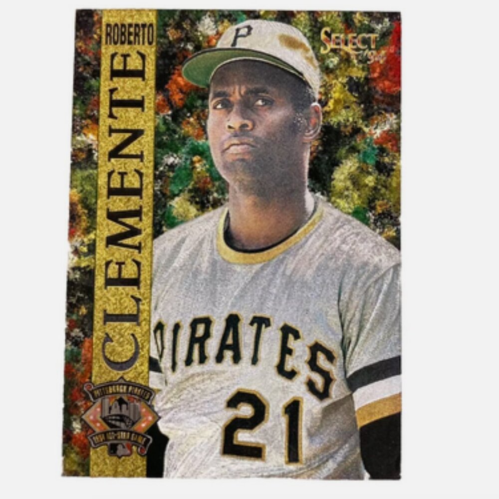 Roberto Clemente Baseball Card Pinnacle Select 94 Allstar Fanfest